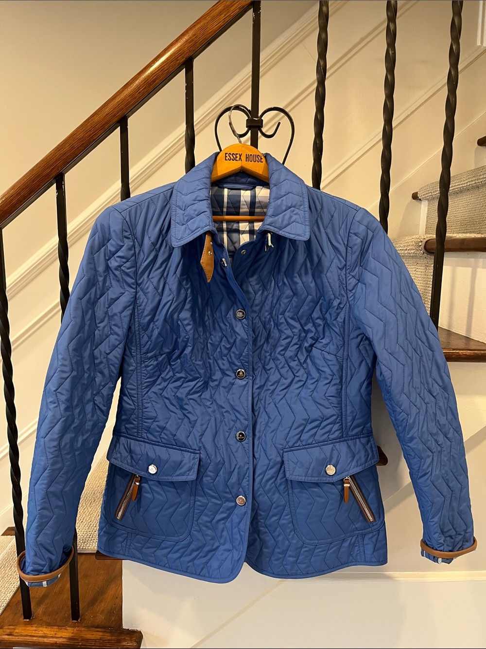 Basler Quilted Blue Women's Lightweight Coat